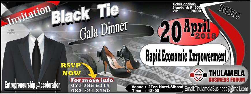 Black Tie Gala Dinner(Rapid Economic Empowermenrt Challenge)